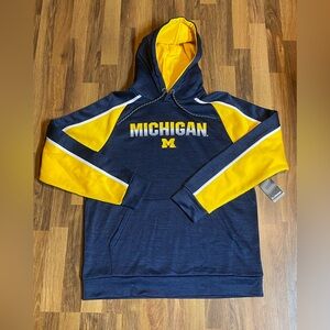 Colosseum Michigan Wolverines Pullover Hoodie Men's Size Large NWT!